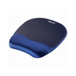 Egérpad csuklótámasszal, memoryhab töltésű, Fellowes® Memory Foam, zafírkék Egérpad Fellowes
