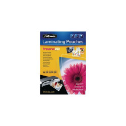 Lamináló fólia, A4, 250 mikron, fényes, 100 db/doboz, Fellowes® Irodatechnika, kellékei Fellowes