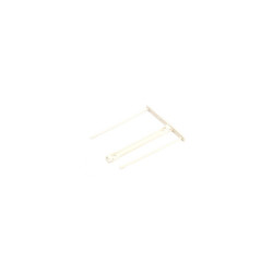 Lefűzőklip, műanyag, 100mm, Fellowes® Bankers Box Pro, 100 db/csomag, fehér
