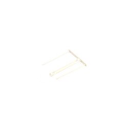 Lefűzőklip, műanyag, 100mm, Fellowes® Bankers Box Pro, 100 db/csomag, fehér
