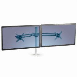 Monitortartó kar, két monitorhoz, Fellowes® Lotus Monitor, tablet tartó Fellowes