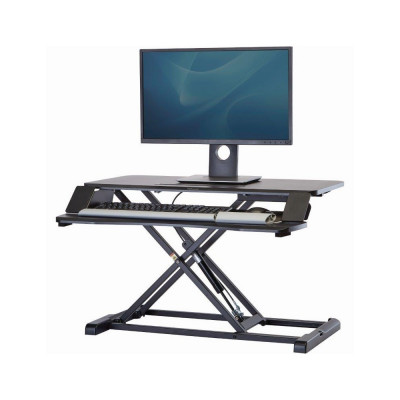 Munkaállomás ülő-álló, Fellowes® Corsivo, fekete