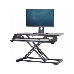 Munkaállomás ülő-álló, Fellowes® Corsivo, fekete Ergonómia Fellowes