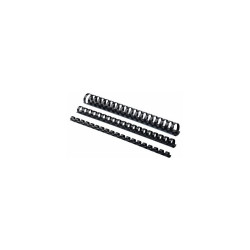 Spirál, műanyag, 16mm, 101-120lap, 100 db/doboz, Fellowes® fekete Irodatechnika, kellékei Fellowes