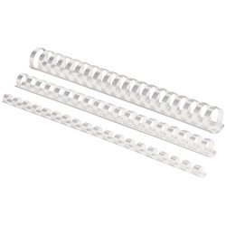 Spirál, műanyag, 51mm, 411-450lap, 50 db/doboz, Fellowes® fehér Irodatechnika, kellékei Fellowes