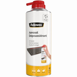 Sűrített levegő, porpisztoly, 520 ml,/350 ml, HFC mentes, gyúlékony, Fellowes® Sürített levegő Fellowes