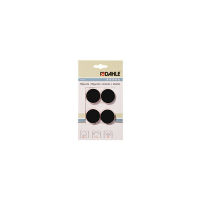 Mágnes 32mm, 4 db/csomag, Dahle fekete
