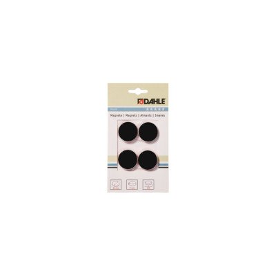 Mágnes 32mm, 4 db/csomag, Dahle fekete