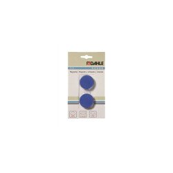 Mágnes 38mm, 2 db/csomag, Dahle kék Irodatechnika, kellékei Dahle