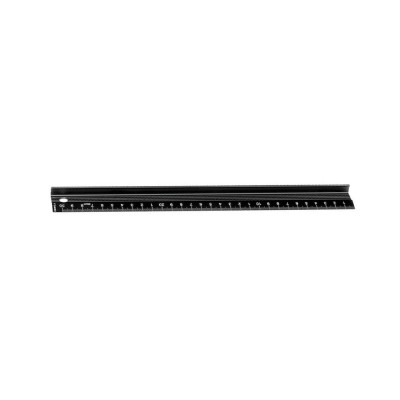 Vonalzó 30cm, aluminium Dahle 10683 fekete