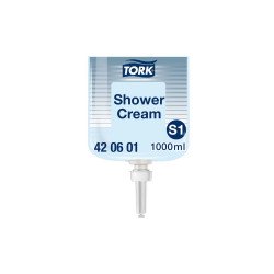 Tusfürdő utántöltő 1 liter Premium S1 Tork_420601 kék
