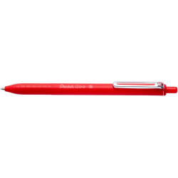 Golyóstoll nyomógombos 0,35mm, Pentel iZee, írásszín piros Golyóstoll Pentel