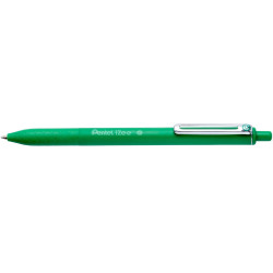 Golyóstoll nyomógombos 0,35mm, Pentel iZee, írásszín zöld Golyóstoll Pentel