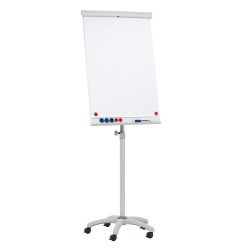 Flipchart tábla mobil 68x105cm, mágneses 5 görgős gurítható ValueLine Franken Flipchart tábla Franken