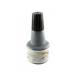 Bélyegzőfesték 30 ml, Evoffice fekete Bélyegző és kelléke EVO
