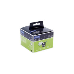 Etikett Dymo LW nyomtatóhoz műanyag 36x89mm, 260 db etikett/doboz, Original, átlátszó Etikett - címke Dymo