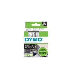 Feliratozógép szalag Dymo D1 S0720680/40913 9mmx7m, ORIGINAL, fekete/fehér Feliratozógép szalag Dymo