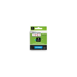Feliratozógép szalag Dymo D1 S0720850/45805 24mmx7m, ORIGINAL, fehér/fekete Feliratozógép szalag Dymo