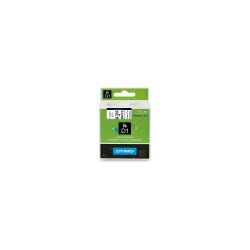 Feliratozógép szalag Dymo D1 S0720930/53713 24mmx7m, ORIGINAL, fekete/fehér Feliratozógép szalag Dymo