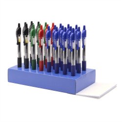 Zselés toll 0,7mm, nyomógombos Pilot G-2 24 db-os display Író- irodaszer, papíráru Pilot