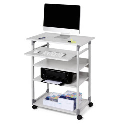 Számítógépasztal gurulós Durable