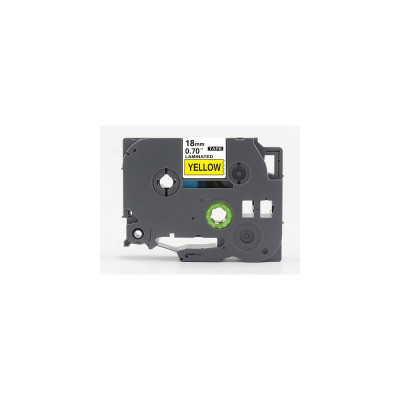 Feliratozógép szalag Brother TZE641 18mm ECO fekete/sárga