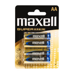 Elem AA ceruza LR6 1,5V Super tartós alkaline 4 db/csomag, Maxell
