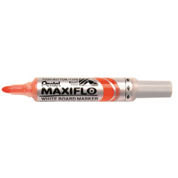 Táblamarker 2,5mm, kerek hegyű, Pentel Maxiflo narancssárga Író- irodaszer, papíráru Pentel