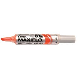 Táblamarker 2,5mm, kerek hegyű, Pentel Maxiflo narancssárga Író- irodaszer, papíráru Pentel