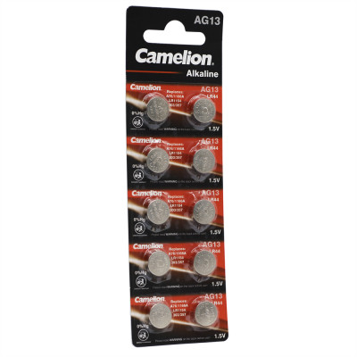 Gombelem LR44 1,5V alkáli gombelem 10db/csomag Uniross