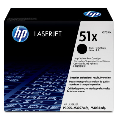 Hp Q7551X toner black ORIGINAL (51X)