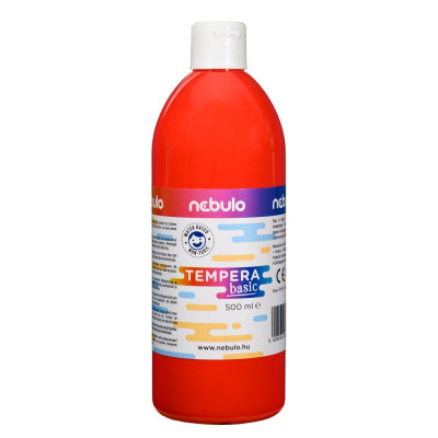 Tempera 500ml, Nebulo piros Tempera 500ml, Nebulo piros