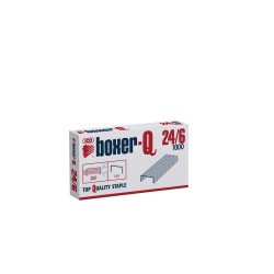 Tűzőkapocs 24/6 dobozos Boxer -Q Irodatechnika, kellékei Boxer