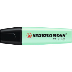 Szövegkiemelő 2-5mm, vágott hegyű, STABILO Boss original Pastel menta Író- irodaszer, papíráru Stabilo