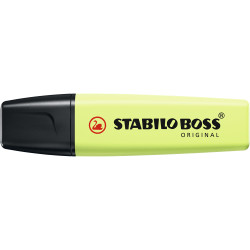 Szövegkiemelő 2-5mm, vágott hegyű, STABILO Boss original Pastel lime Író- irodaszer, papíráru Stabilo