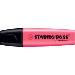 Szövegkiemelő 2-5mm, vágott hegyű, STABILO Boss original pink Író- irodaszer, papíráru Stabilo