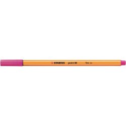 Rostirón, tűfilc 0,4mm, STABILO Point 88 pink Író- irodaszer, papíráru Stabilo