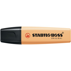 Szövegkiemelő 2-5mm, vágott hegyű, STABILO Boss original Pastel fakó narancs Író- irodaszer, papíráru Stabilo