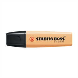 Szövegkiemelő 2-5mm, vágott hegyű, STABILO Boss original Pastel fakó narancs