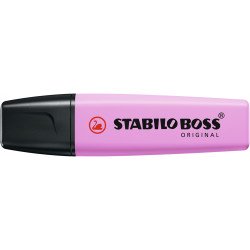 Szövegkiemelő 2-5mm, vágott hegyű, STABILO Boss original Pastel málna Író- irodaszer, papíráru Stabilo