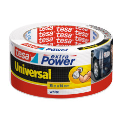 Ragasztószalag 50mmx25m Extra Power szövetszalag Tesa fehér Javítás, ragasztás, csomagolás Tesa