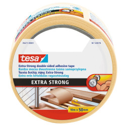 Ragasztószalag kétoldalas, 50mmx10m Extra erős Tesa Javítás, ragasztás, csomagolás Tesa