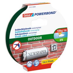 Ragasztószalag, rögzítószalag kültéri 19mmX5m PowerBond Tesa Javítás, ragasztás, csomagolás Tesa