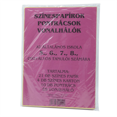 Színes papírok, pontrácsok 5-8.o. Színes papírok, pontrácsok 5-8.o.