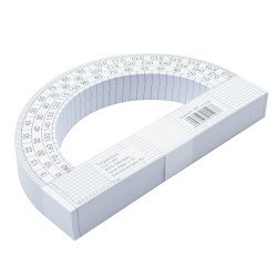 Szögmérő papír 180° Író- irodaszer, papíráru Civis