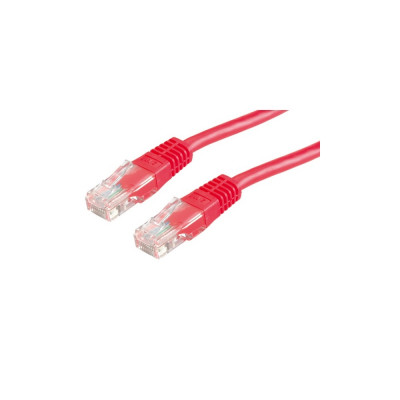 Kábel UTP CAT5e, 1m, Roline piros