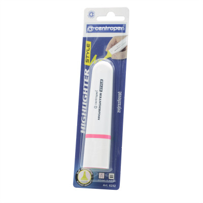 Szövegkiemelő 1-4,6mm, vágott hegyű, Centropen 6252 neon rózsaszín Szövegkiemelő 1-4,6mm, vágott hegyű, Centropen 6252 neon rózsaszín