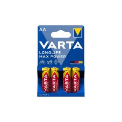 Elem AA ceruza LR06 Longlife Max Power 4 db/csomag, Varta Elem, akkumulátor, töltő Varta