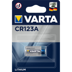 Fotóelem CR 123A 1 db/csomag, Varta Elem, akkumulátor, töltő Varta