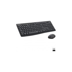 Billentyűzet+egér vezeték nélküli Silent HUN grafitszürke Logitech MK295 Billentyűzet + Egér Logitech